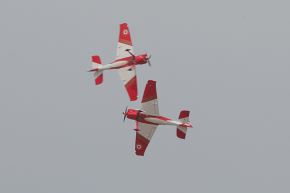 Escuadrilla Acrobática Bicolor. Foto: Andina