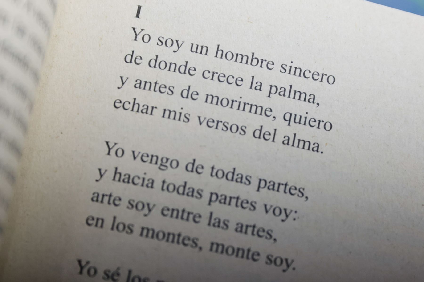 Así como este poemario de José Martí, ejemplares de poesía y narrativa universal se exhiben en los distintos pabellones, evidenciando la diversidad de géneros presentes en la Feria Internacional del Libro de Buenos Aires. Foto: ANDINA/Luis Iparraguirre.