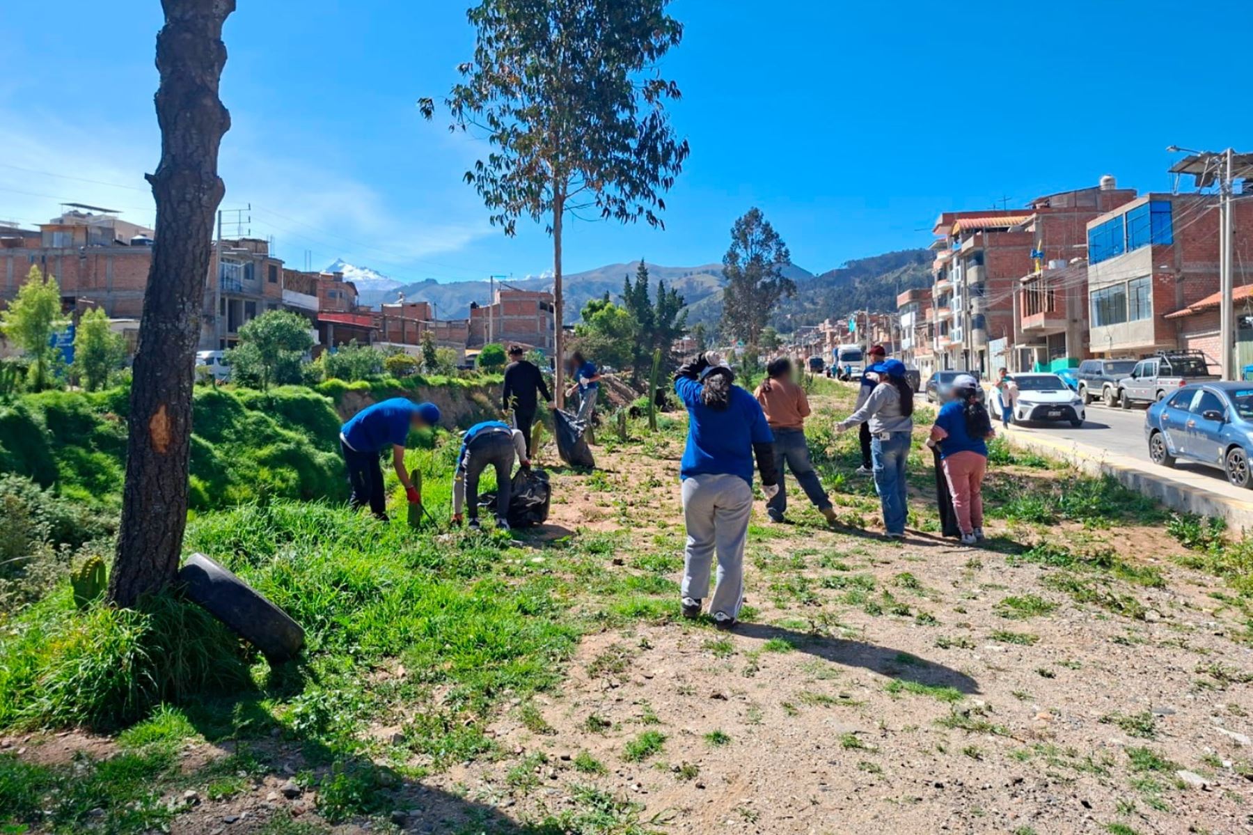 Adolescentes en conflicto con la ley penal realizaron mantenimiento de espacios públicos