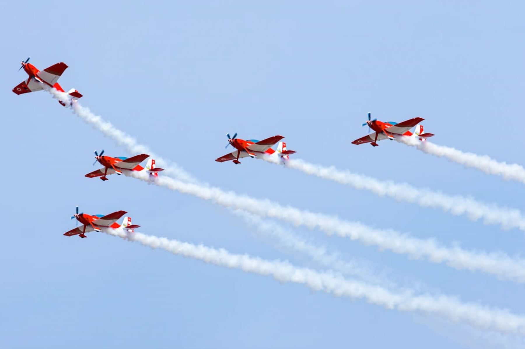 La exhibición de los F16 era uno de los mayores atractivos del XVIII Festival Aéreo BALP 2026 y su performance no decepcionó a los espectadores que llegaron masivamente a la Base Aérea de Las Palmas de Surco para presenciar el despliegue de los poderosos aviones de combate. Foto: Cortesía/Víctor Vásquez