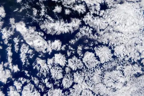 .La imagen fue tomada el 14 de julio de 2024 por el satélite de NASA Earth Plancton, Aerosoles, Nubes y Ecosistemas Oceánicos (PACE, por sus siglas en inglés). Foto: NASA