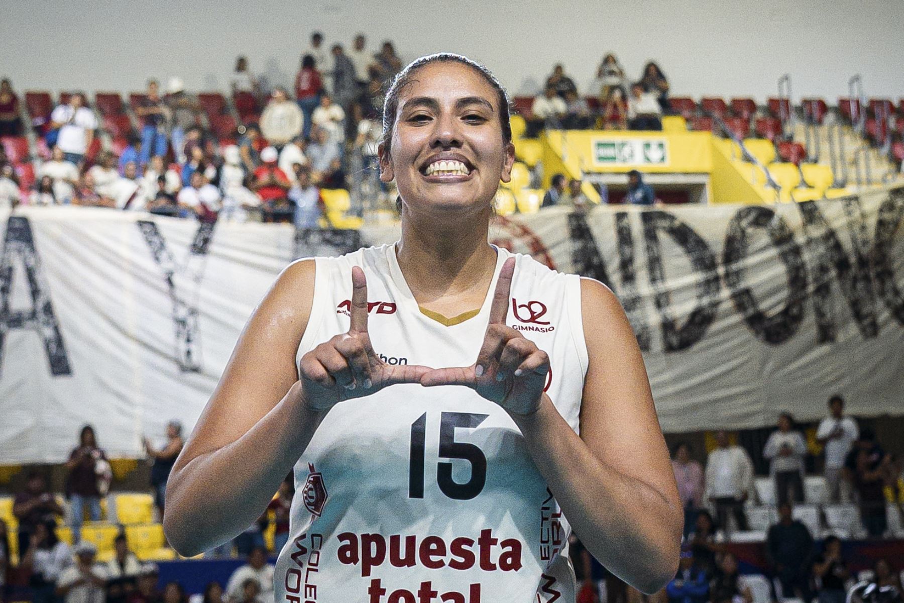 Universitario de Deportes subió al podio por primera vez en su historia tras obtener el tercer lugar de la Liga Peruana de Voley al derrotar 3-0 a Geminis. Foto: LPV