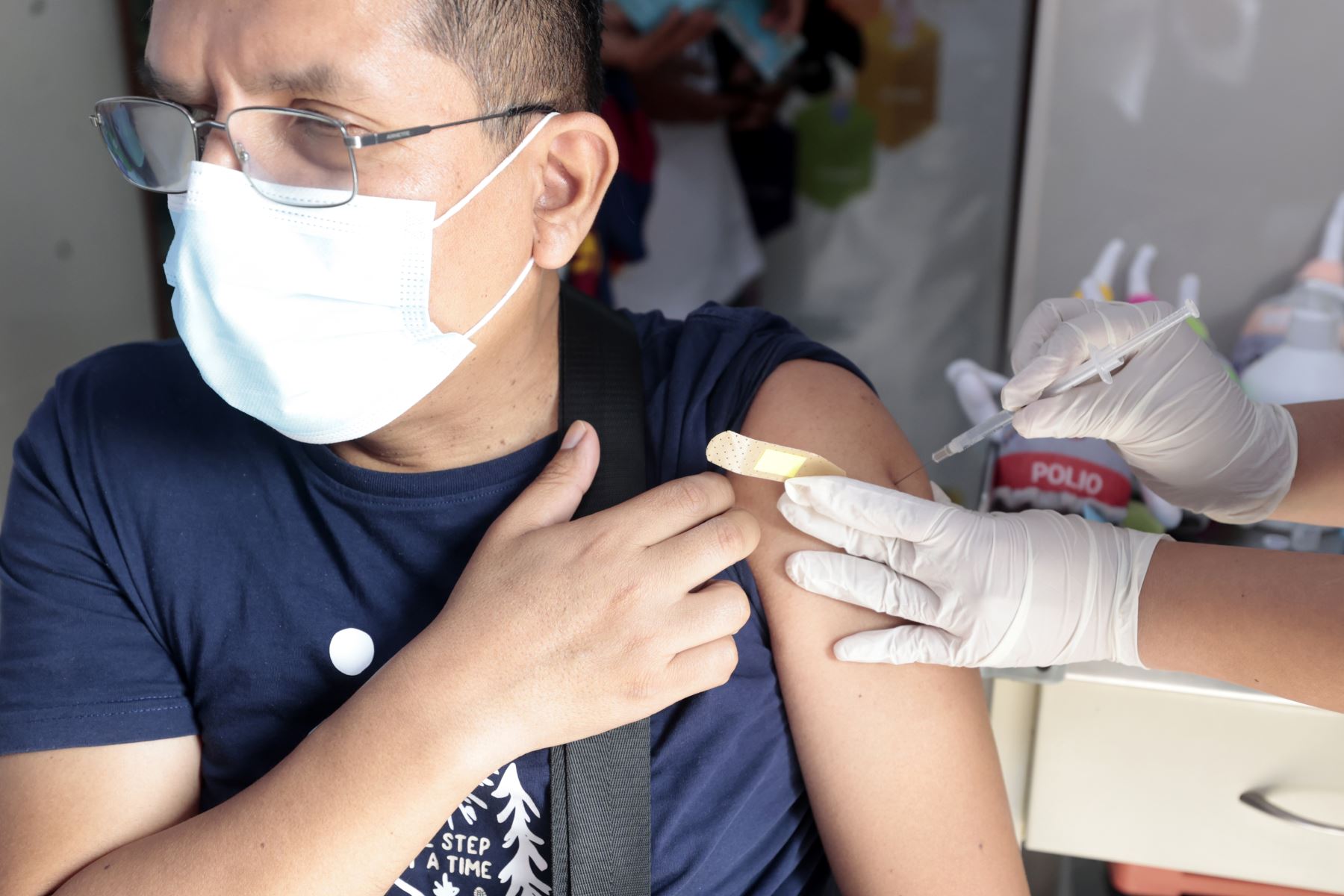 Campaña, que se desarrolla el primer día de la Semana de Vacunación y protegerse contra más de 28 enfermedades en INSN de Breña. Foto: ANDINA/Vidal Tarqui