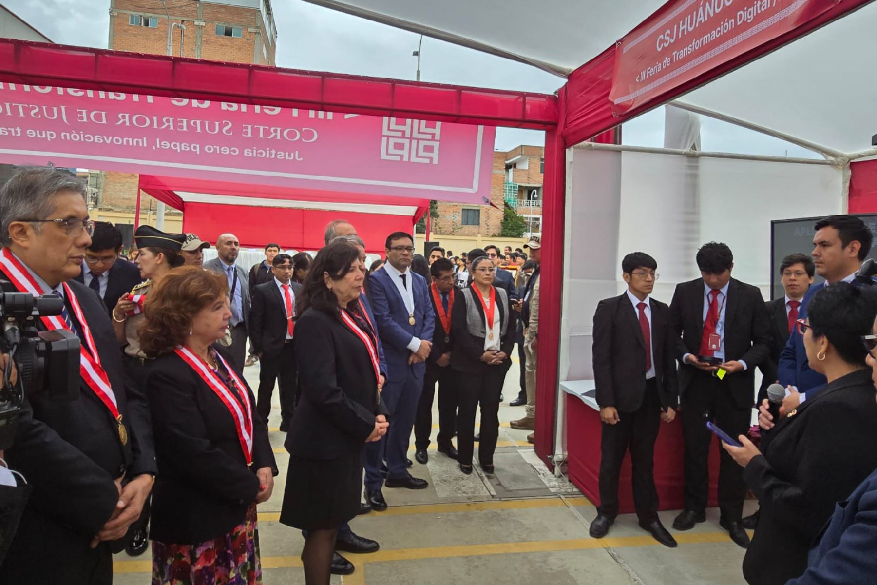 Presidenta del PJ inaugura III Feria de Transformación Digital Judicial en Huánuco