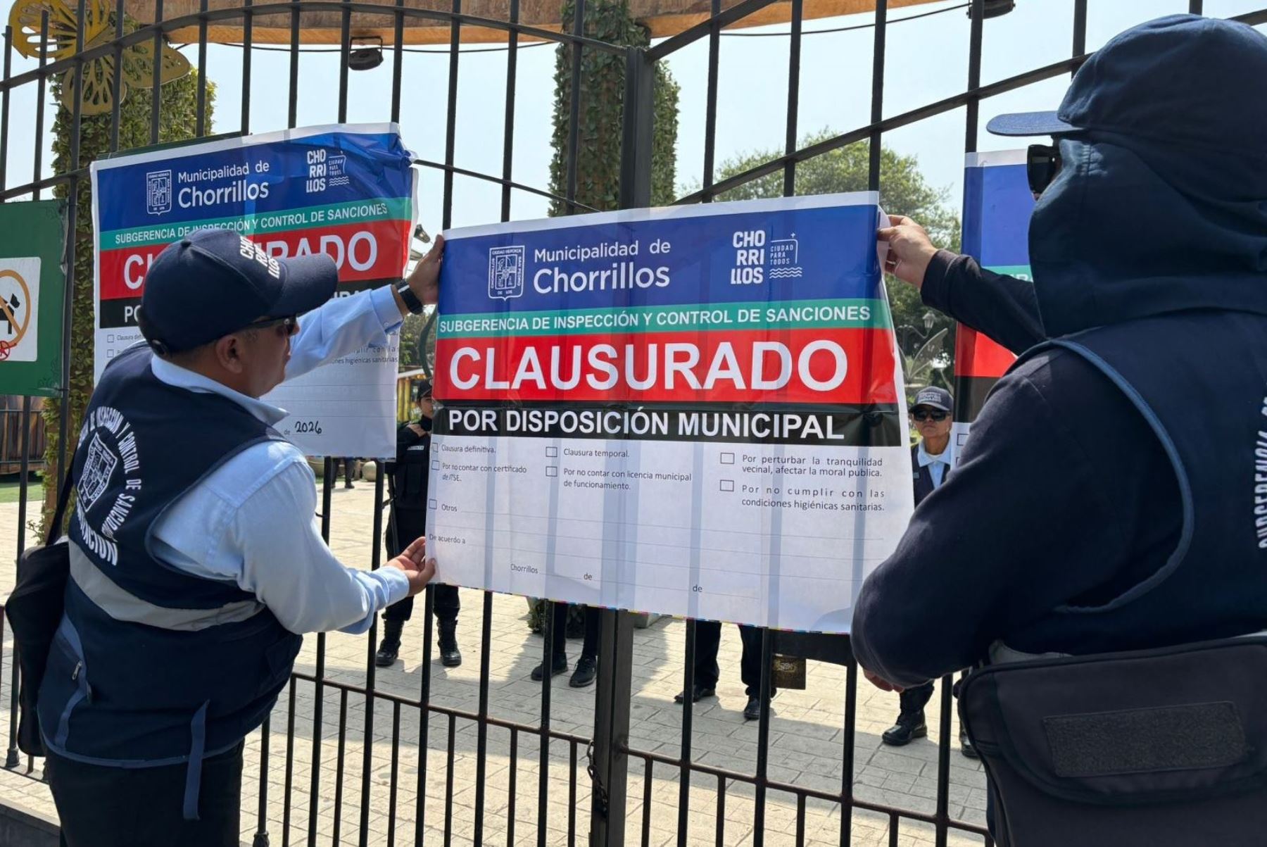 Chorrillos: clausuran Bosque Encantado de Fátima por graves deficiencias de seguridad