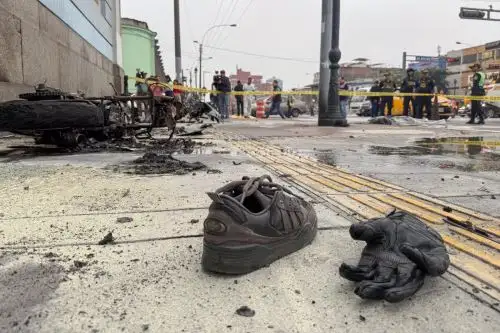 Accidente de motocicleta en la Av. Alfonso Ugarte deja un fallecido en el Cercado de Lima
