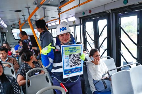 ATU realiza operativo para garantizar respeto al medio pasaje universitario