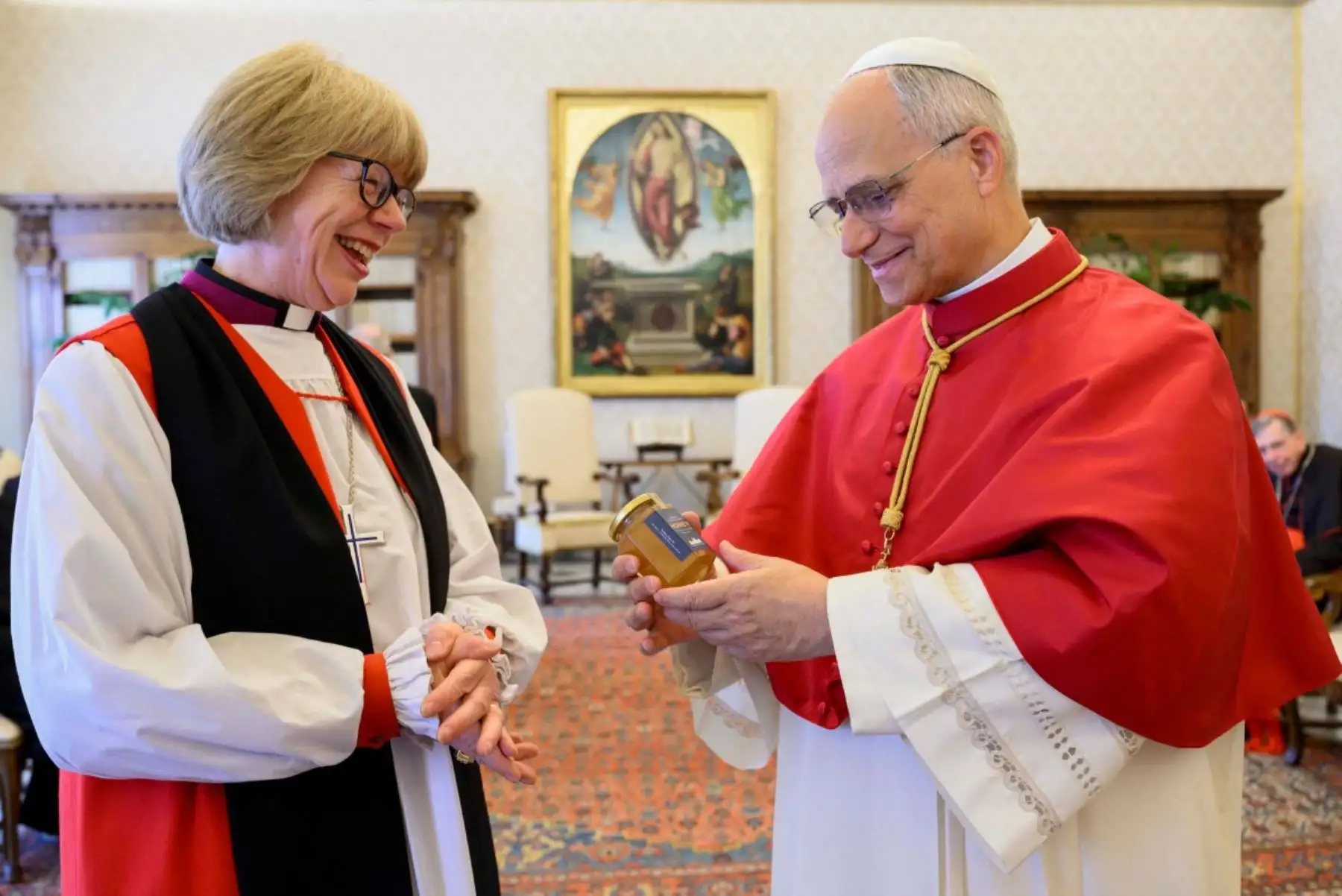 Mullally es la primera mujer que lidera la Iglesia anglicana en sus casi 500 años de historia. Foto: AFP