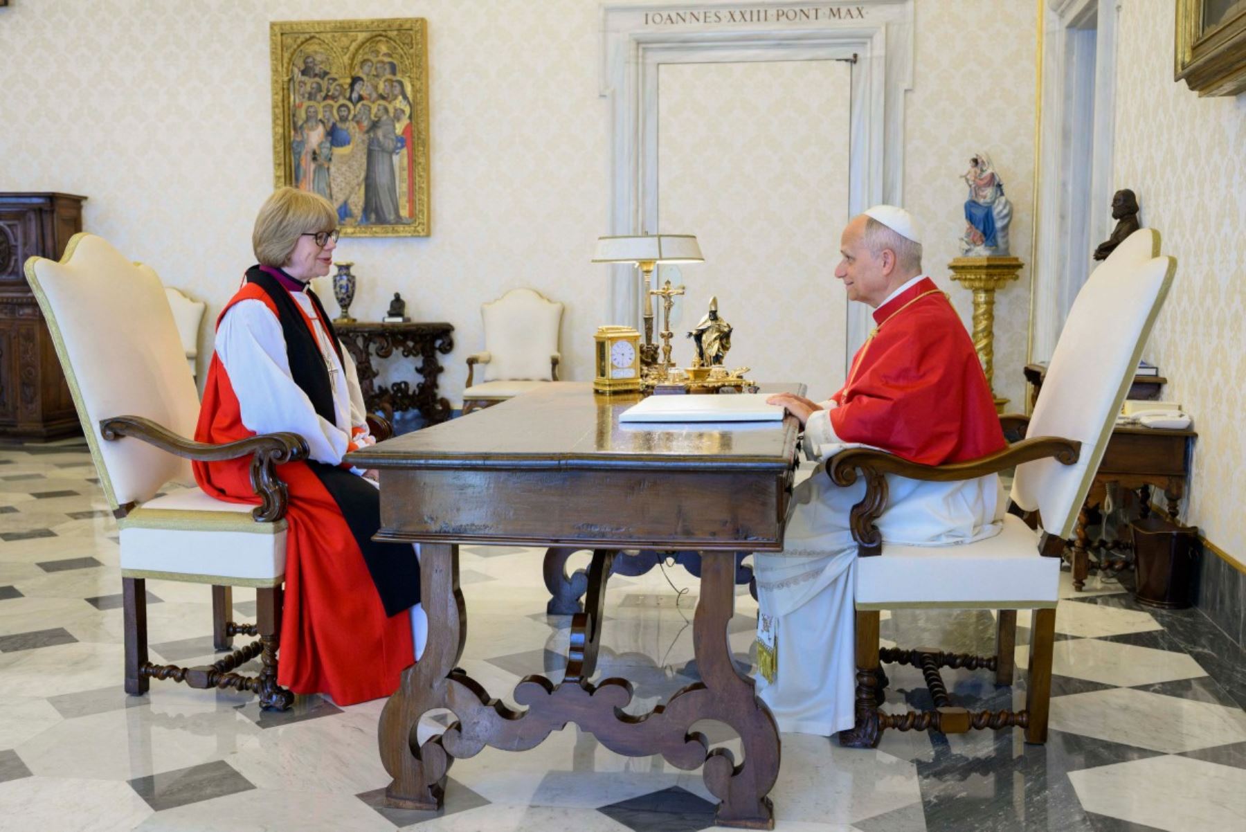 Mullally es la primera mujer que lidera la Iglesia anglicana en sus casi 500 años de historia. Foto: AFP