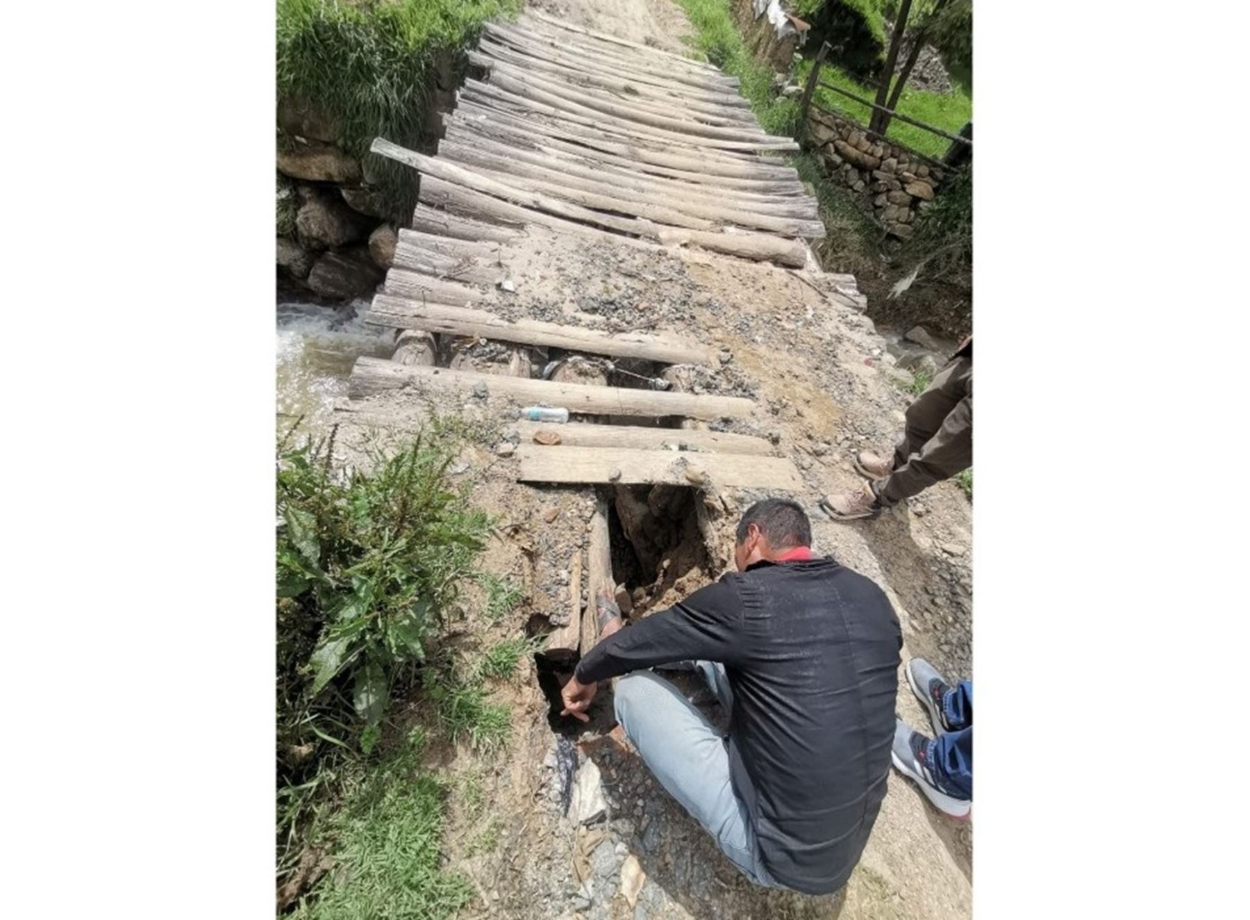La Libertad: nueve puentes carrozables en riesgo de colapsar por lluvias en Sartimbamba