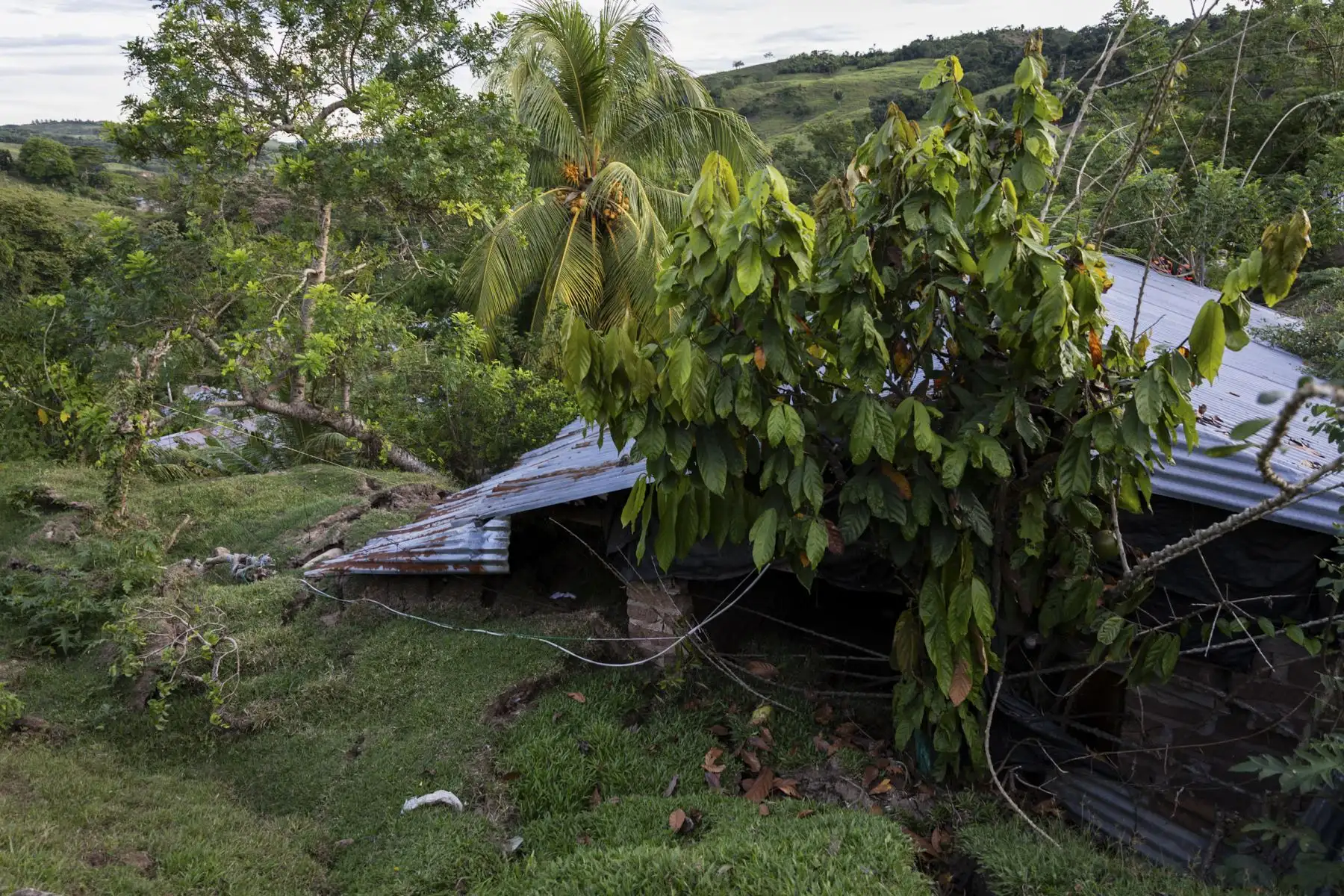 El ministro de Defensa, Javier Flores Carcagno, llegó al distrito de San José de Sisa, en la provincia de El Dorado (San Martín), para supervisar la atención a las familias afectadas por el deslizamiento de tierra ocurrido en el caserío Eladio Tapullima, que dejó 374 damnificados y más de un centenar de viviendas destruidas. Durante su recorrido, el ministro expresó su respaldo a la población afectada y aseguró que el Gobierno continuará desplegando esfuerzos para atender la emergencia. Foto: Mindef
