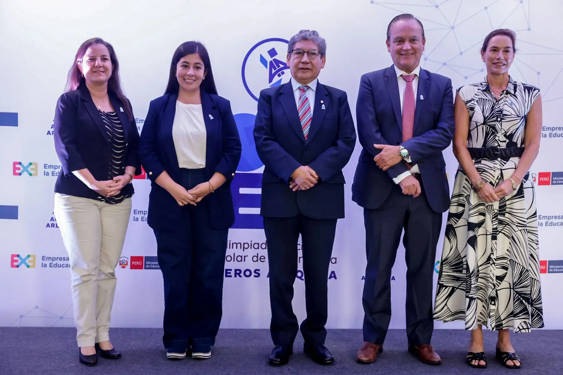 La actividad reunió a autoridades del sector Educación y representantes de instituciones aliadas, quienes destacaron la importancia de fortalecer las competencias matemáticas en escolares de secundaria de todo el país. Foto: ANDINA/Luis Iparraguirre.
