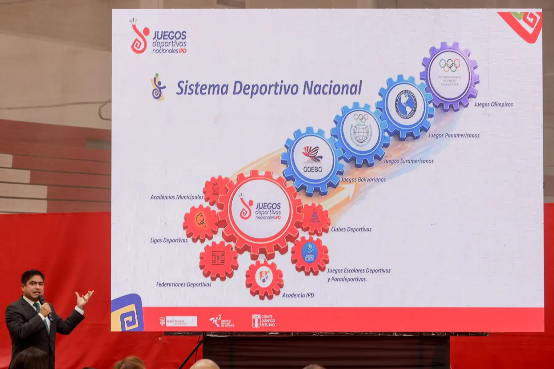 En la presentación se detallaron las etapas del torneo, que se desarrollará en fases regional y nacional con participación de delegaciones de todo el país. Foto: ANDINA/Luis Iparraguirre.