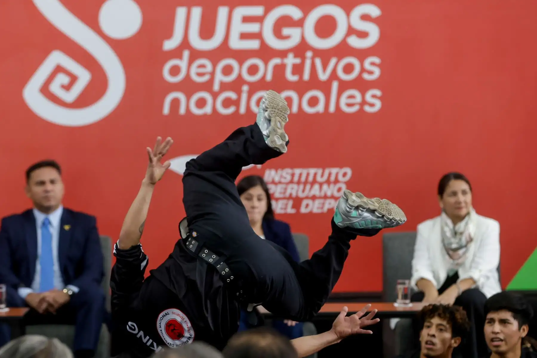 El lanzamiento contó con demostraciones y presentaciones que reflejaron el entusiasmo de los jóvenes deportistas participantes. Foto: ANDINA/Luis Iparraguirre.