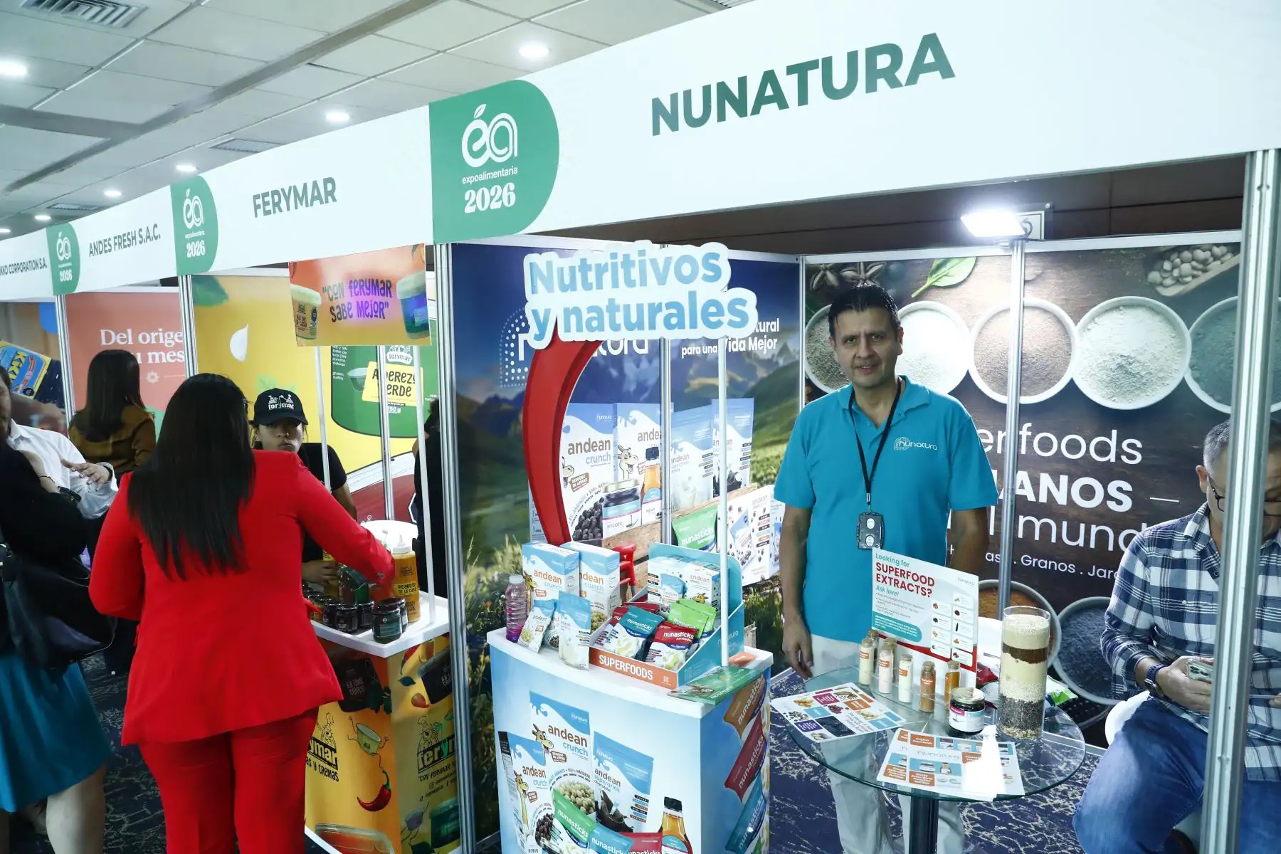 La Expoalimentaria 2026, la principal feria de alimentos de América Latina, que se realizará del 23 al 25 de setiembre en el Centro de Exposiciones Jockey, albergará a más de 687 expositores nacionales e internacionales, ocho gobiernos regionales y más de 1,600 compradores de todo el mundo. Foto: ANDINA/Daniel Bracamonte