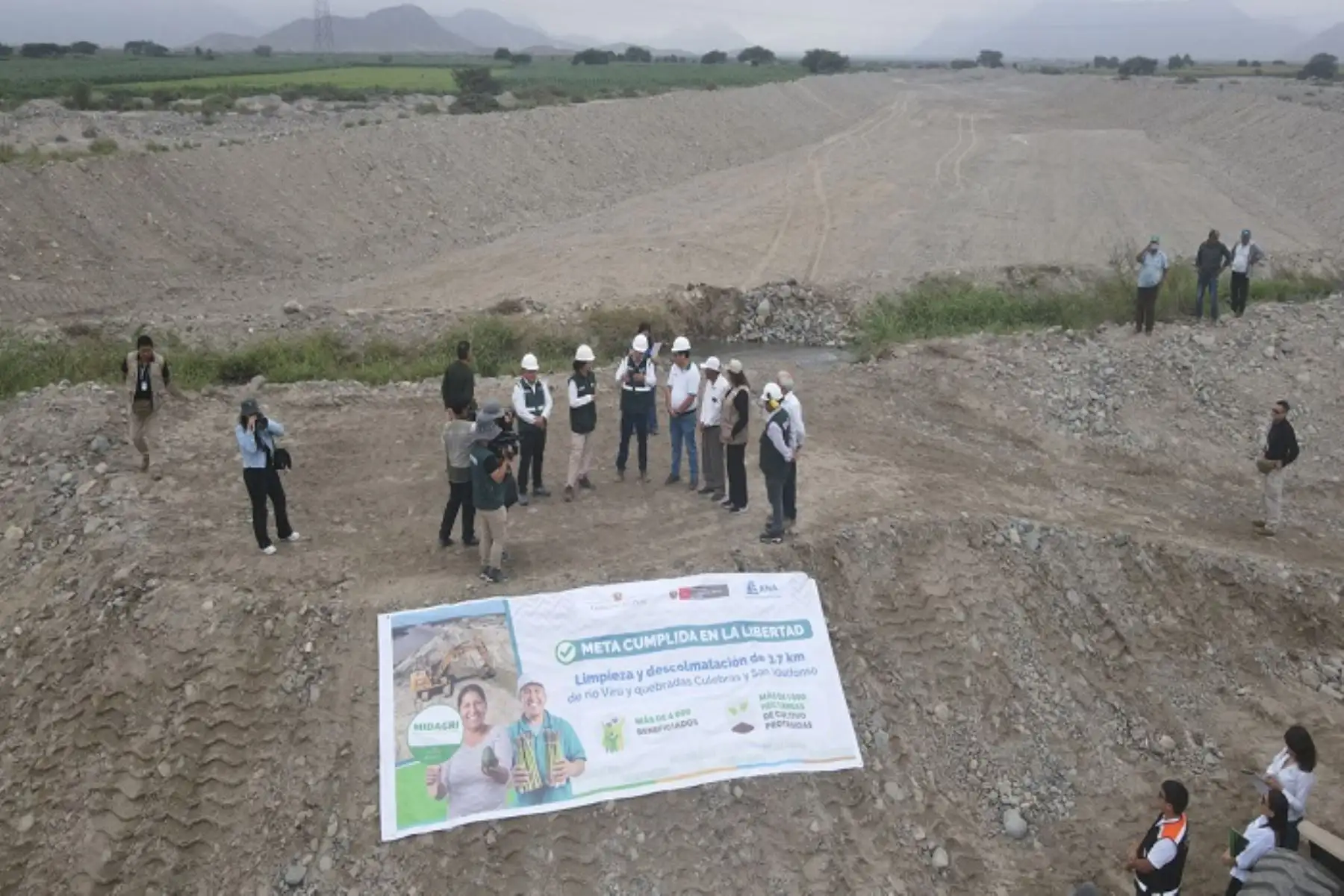 Autoridad Nacional del Agua culminó trabajo de limpieza y descolmatación en La Libertad