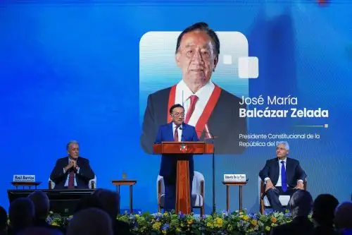 Presidente José Balcázar participó en 138° aniversario de la Cámara de Comercio de Lima