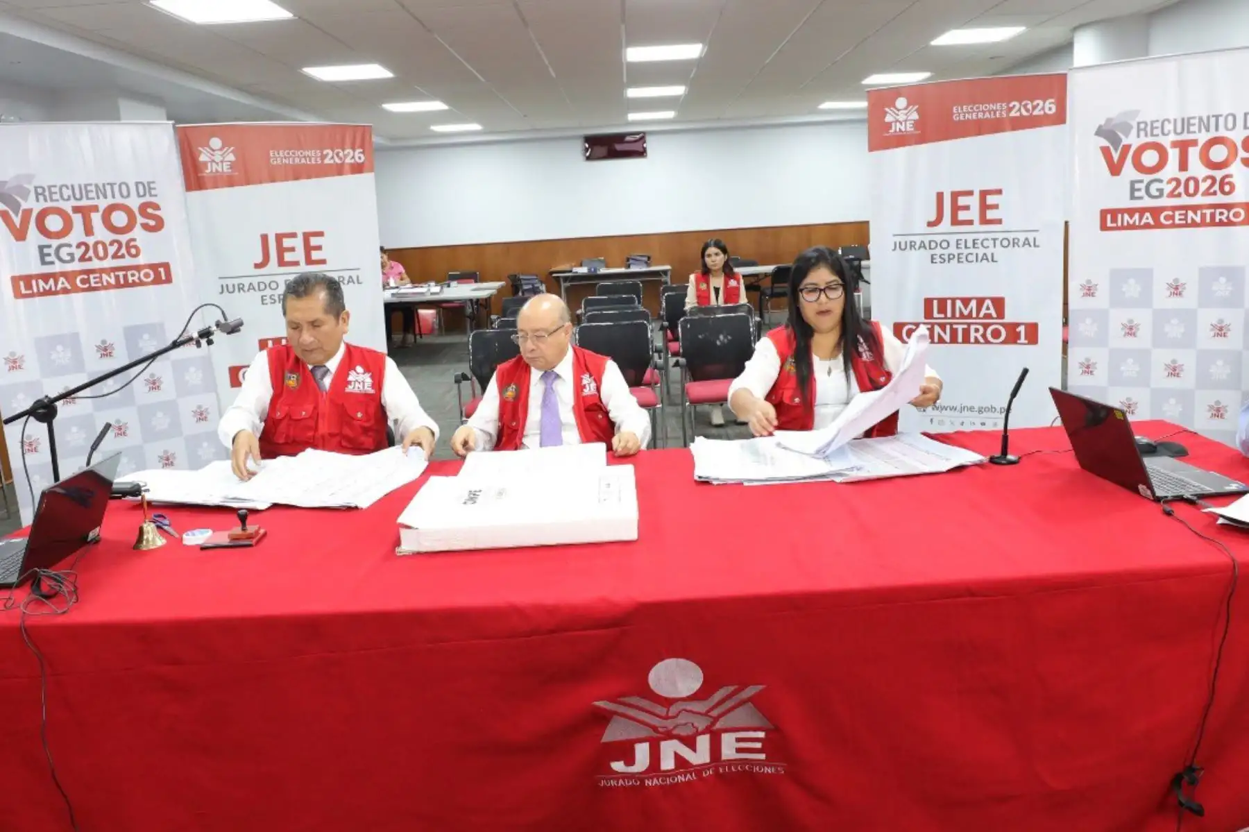 Elecciones 2026: JEE realizaron más de 700 audiencias públicas sobre reecuento de votos