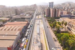 Vía Expresa Grau tiene un avance del 90% y se iniciará marcha blanca en dos meses. Foto: ANDINA/Difusión.