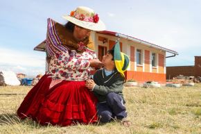   Intervenciones se ejecutan en el marco del Plan Multisectorial ante Heladas y Friaje para proteger a las familias vulnerables de zonas andinas. Foto: MVCS/Difusión