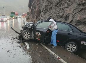Los vehículos chocaron frontalmente a la altura del km 159+400 de la Carretera Central, cerca de la ciudad de La Oroya, en Junín. ANDINA/Difusión