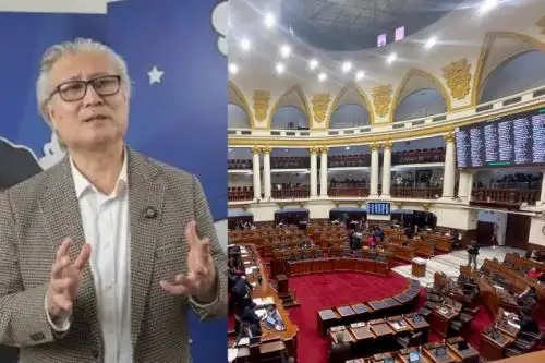 Enrique Chon dijo esperar una respuesta positiva del Congreso de la República ante el próximo requerimiento de presupuesto. Foto: Composición elaborada por Andina