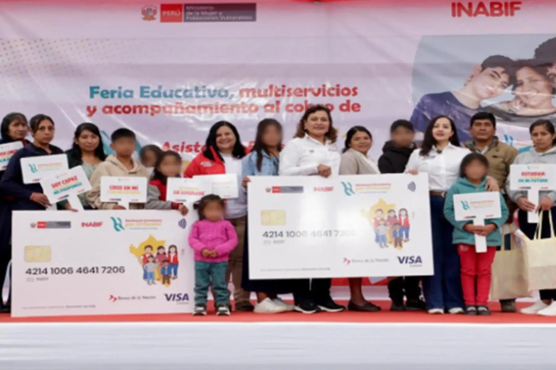 Cajamarca:  MIMP entrega asistencia económica a 1,575 menores en orfandad