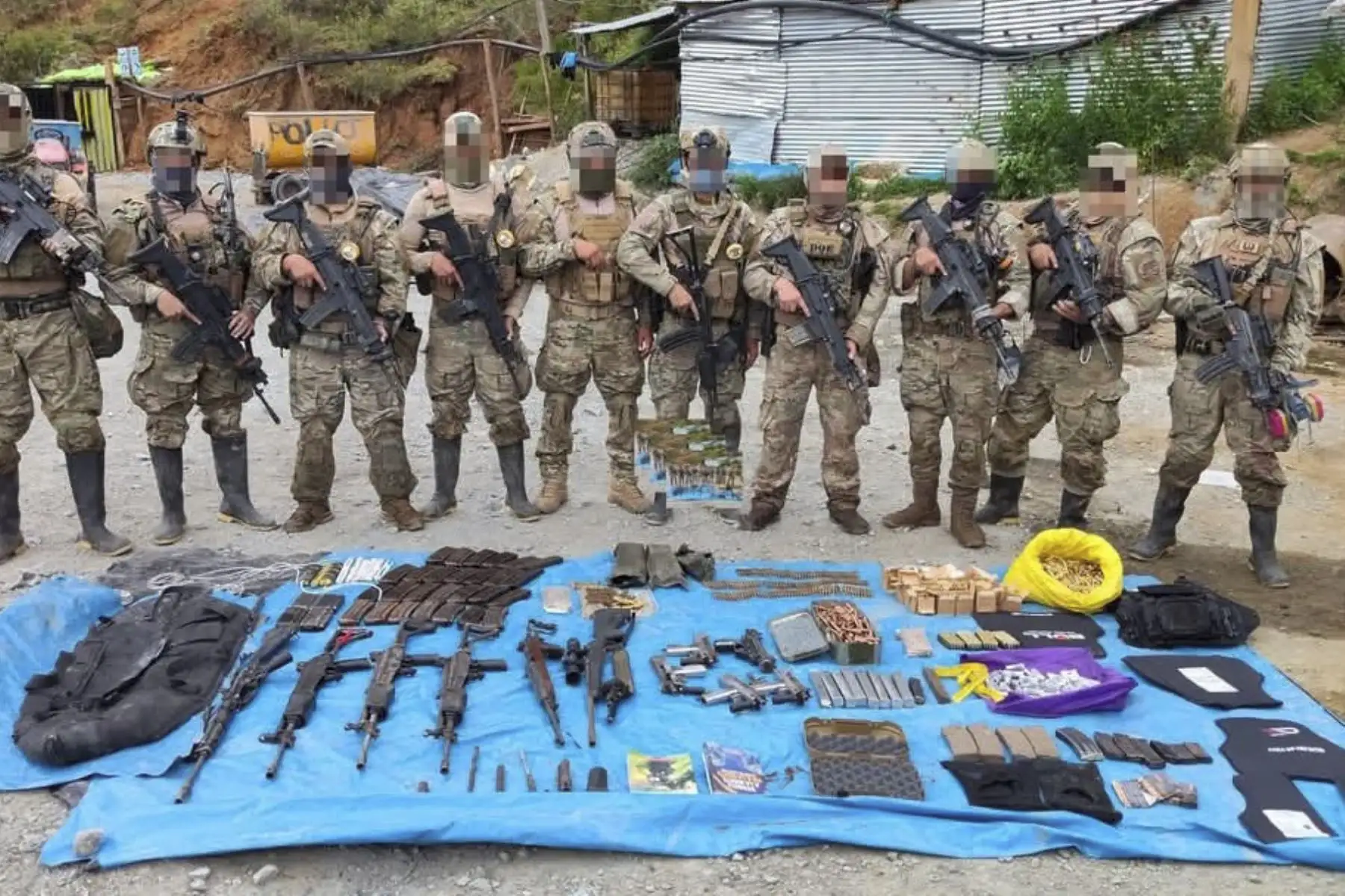 Comando Unificado Pataz incautó armamento de guerra y detiene a 68 personas