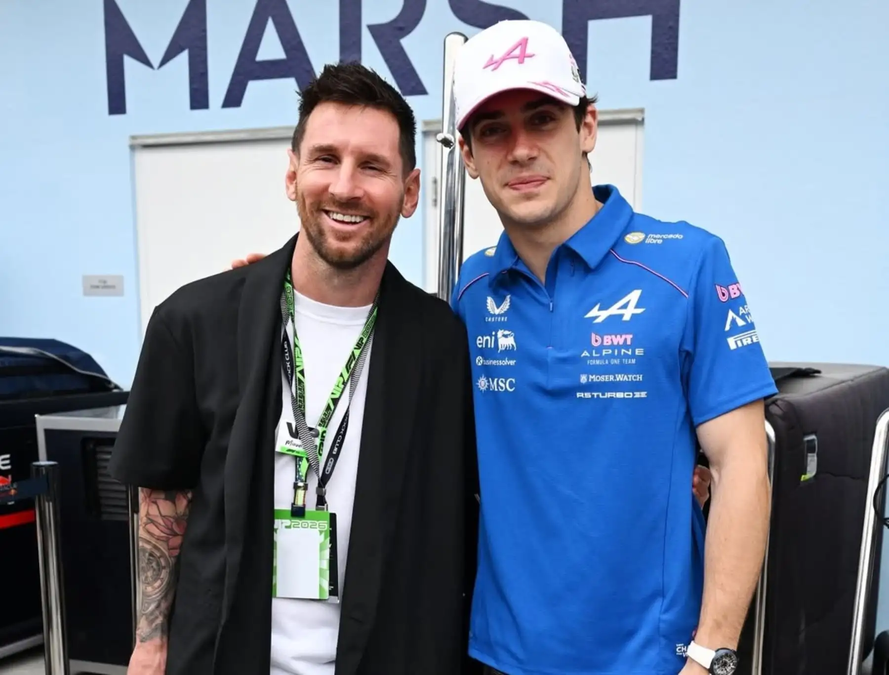 Lionel Messi asiste al GP de Miami de Fórmula 1 y genera expectativa en la competencia