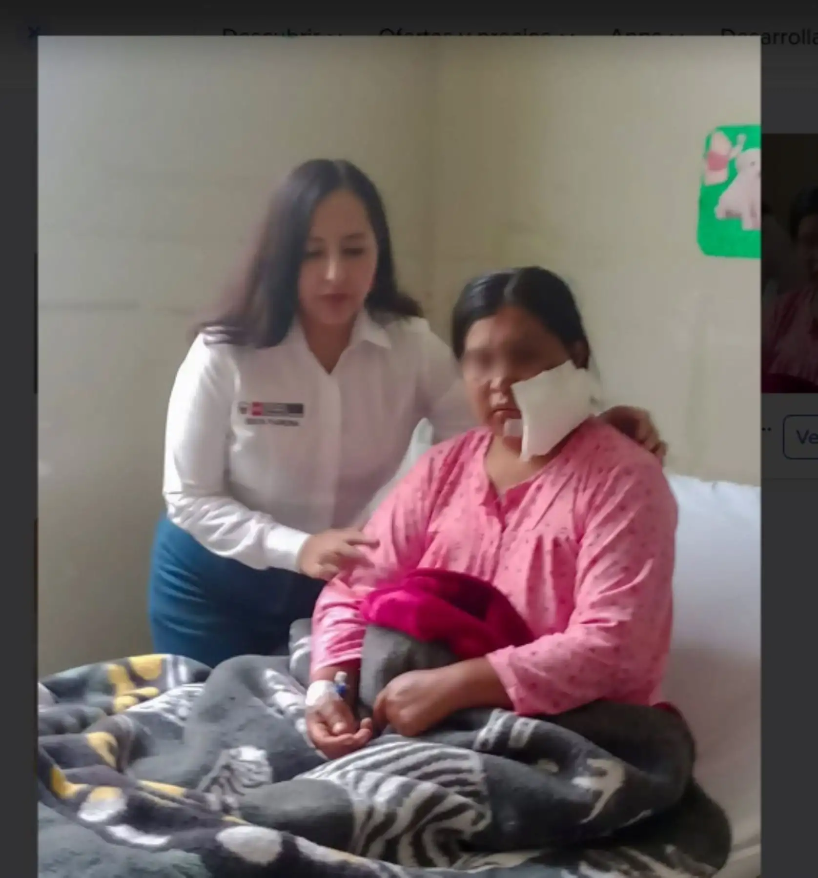 Cajamarca: ministra Edith Pariona supervisa atención a víctima de intento de feminicidio