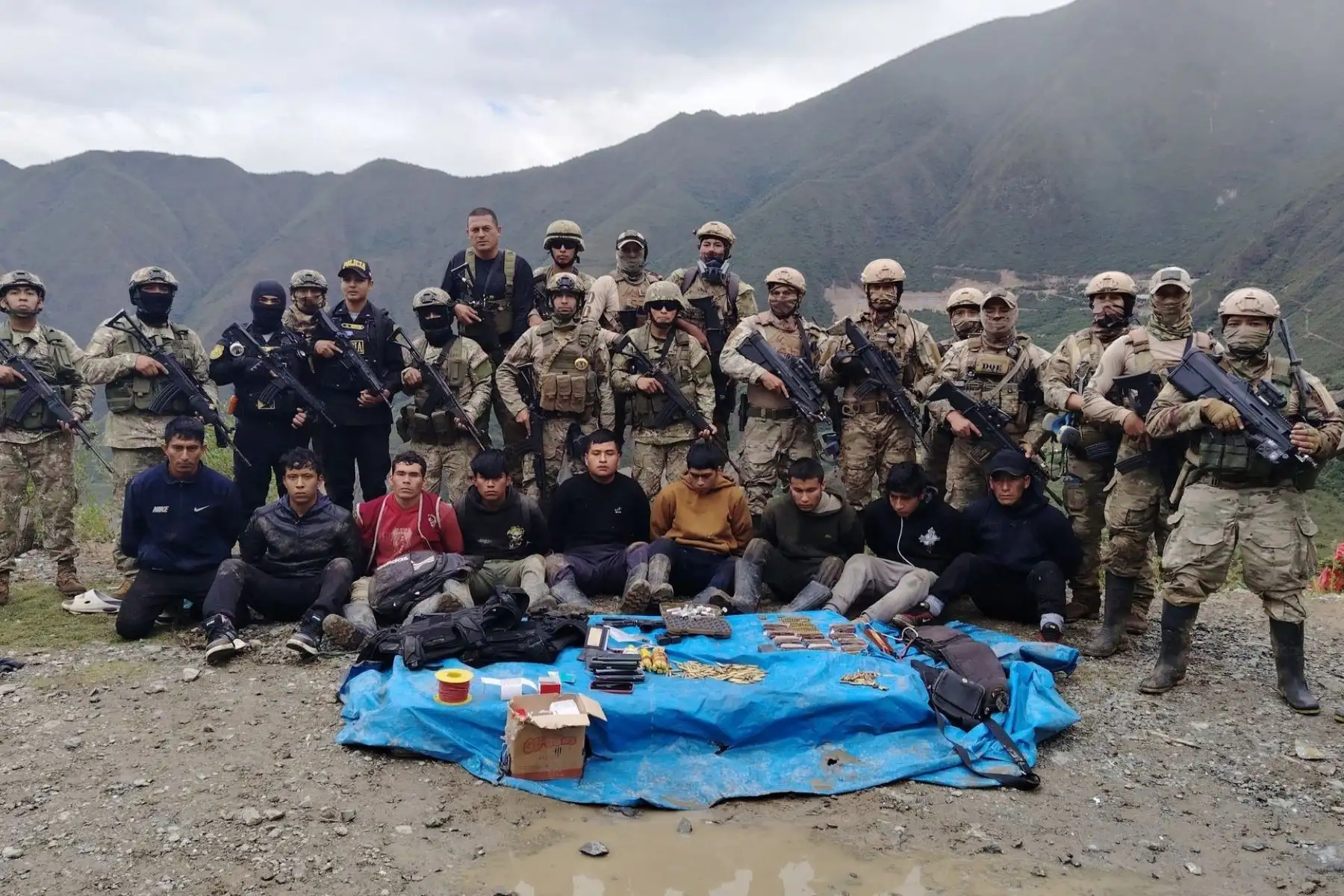 Comando Unificado Pataz interviene bocamina “Ventura” y decomisa armas