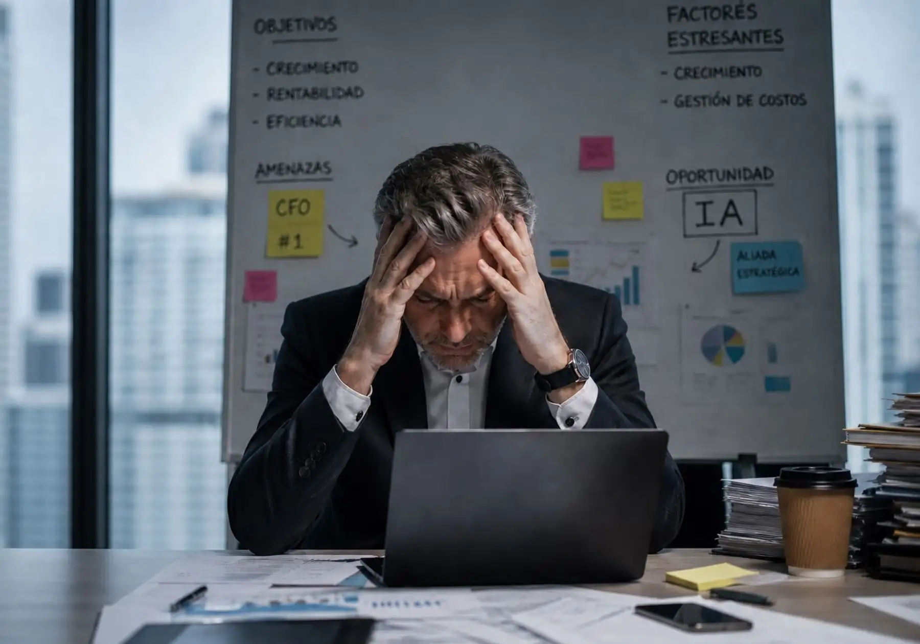 Estrés ejecutivo: más del 70 % de los CEO reporta niveles de estrés 