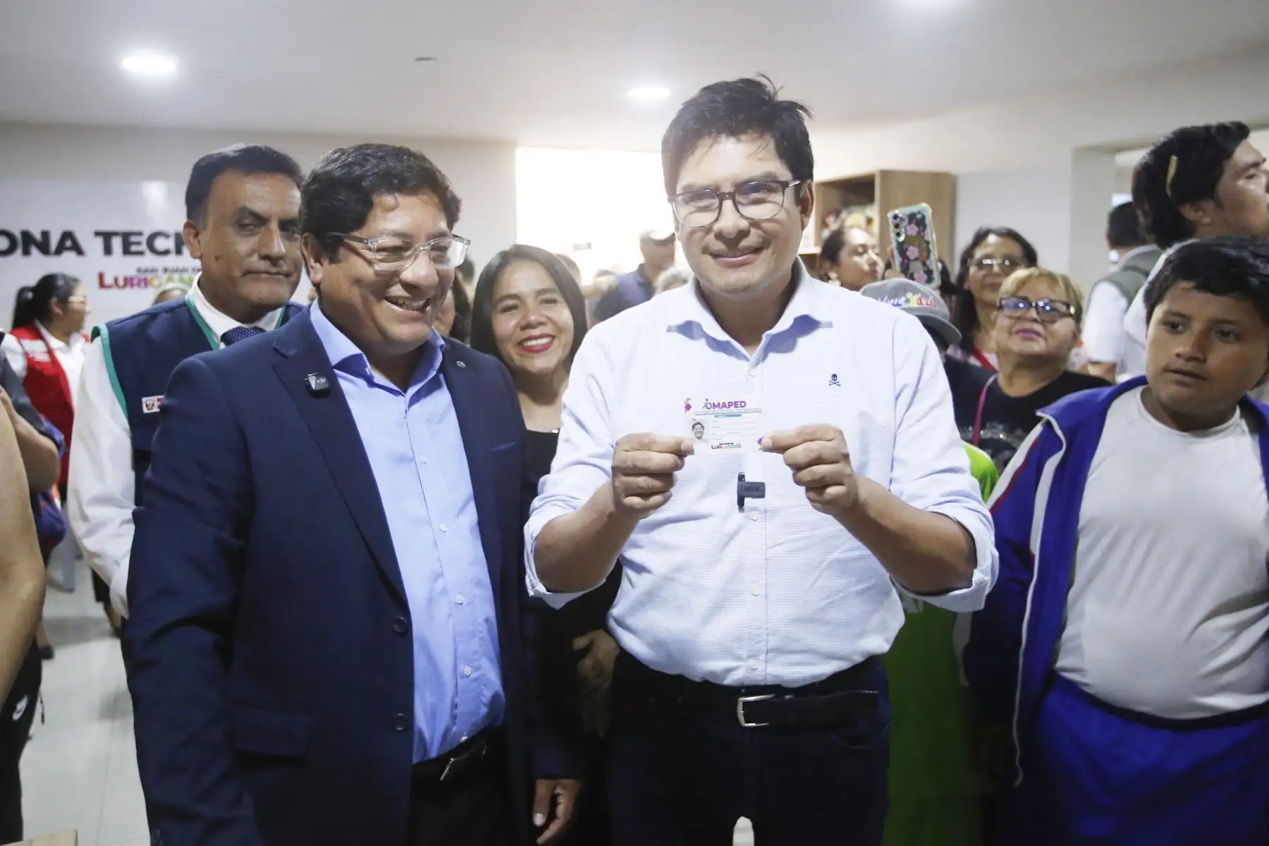 Inauguran  la Biblioteca Municipal Inclusiva en distrito de San Juan de Lurigancho.
La actividad contó con la participación del alcalde de San Juan de Lurigancho, Jesús Maldonado  y el jefe institucional de la Biblioteca Nacional del Perú, Juan Yangali Quintanilla,.
Foto: ANDINA/ Eddy Ramos