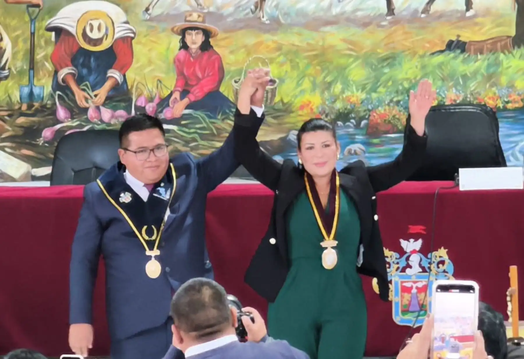 Ruccy Oscco asumió esta mañana como nueva alcaldesa provincial de Arequipa