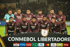 Formación titular de la "U" que enfrenta esta noche a Coquimbo, en Chile. Foto: Universitario de Deportes/X