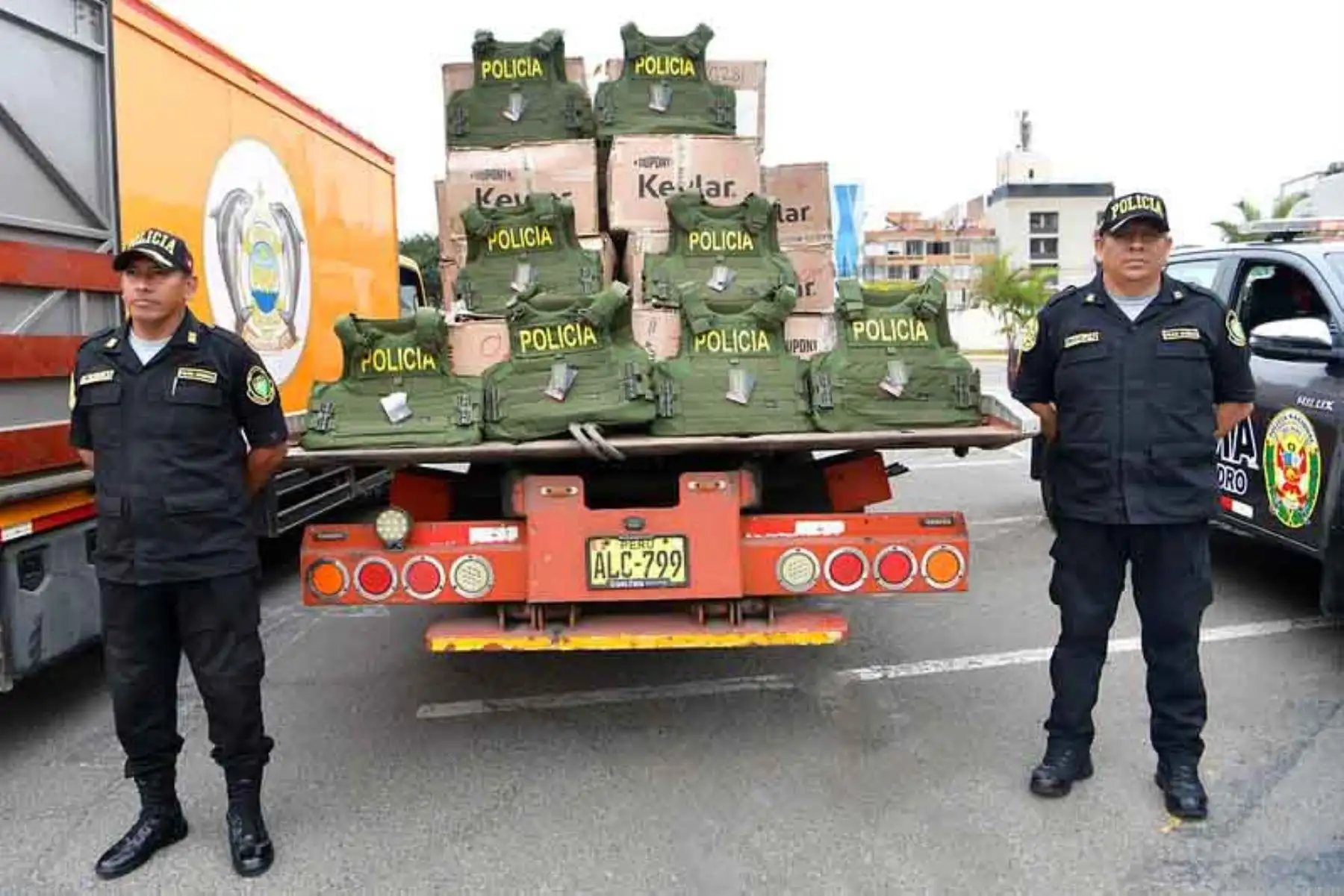 El Ministerio del Interior realizó la entrega de nuevo equipamiento a la Policía Nacional del Perú con el objetivo de reforzar las intervenciones contra la delincuencia y el crimen organizado. Foto: ANDINA/Difusión.