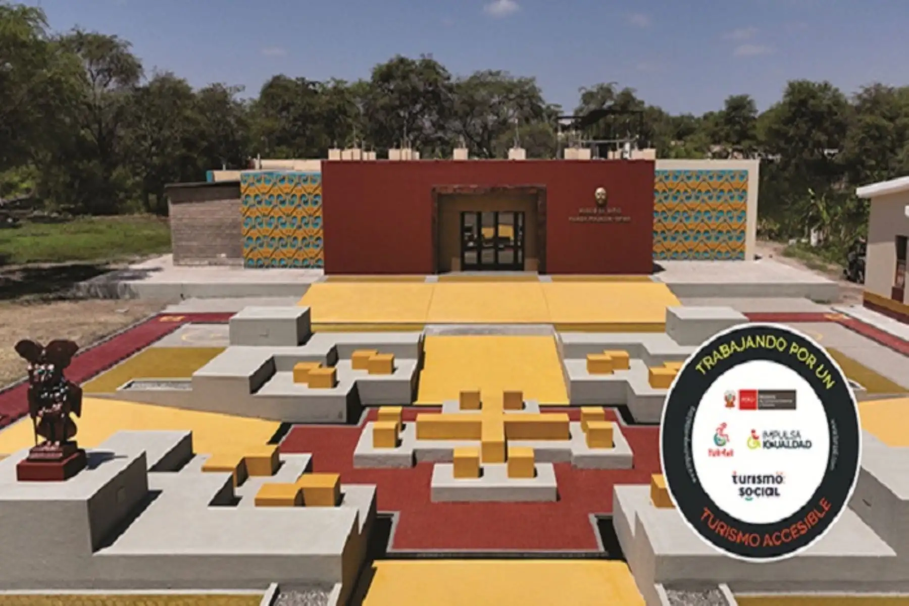 Por promover el turismo accesible reconocen al Museo de Sitio Huaca Rajada Sipán