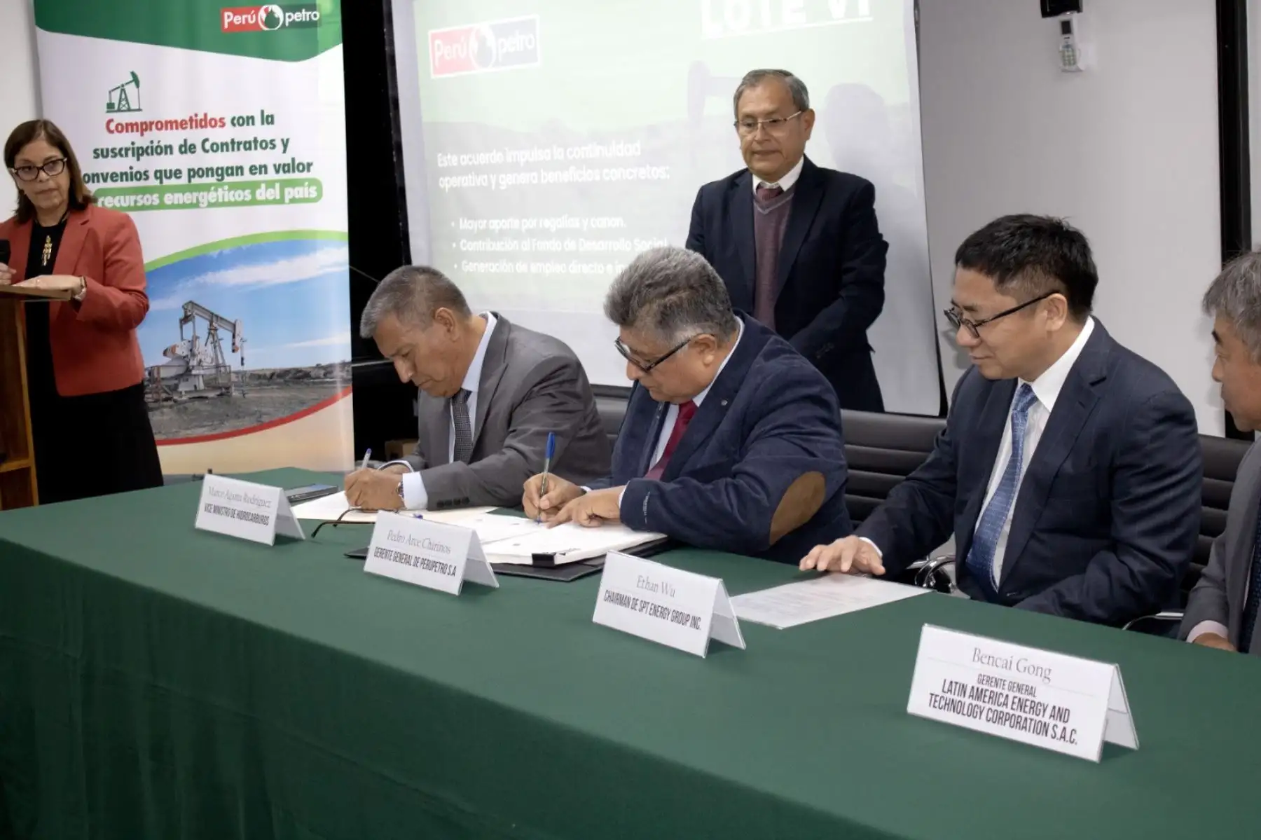 Firman contrato del Lote VI con inversión superior a US$ 300 millones