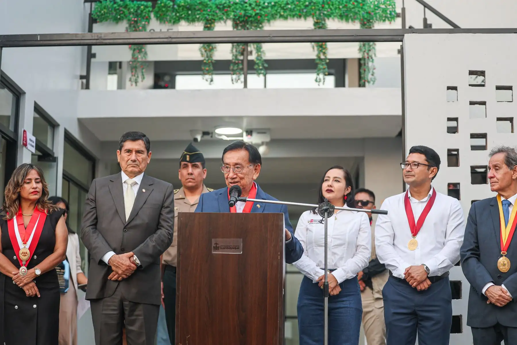 Presidente José María Balcázar, supervisó el Servicio Integral Especializado para la Prevención de la Violencia en las Familias (SIEF): ELOT Familia. Foto: ANDINA/Prensa Presidencia