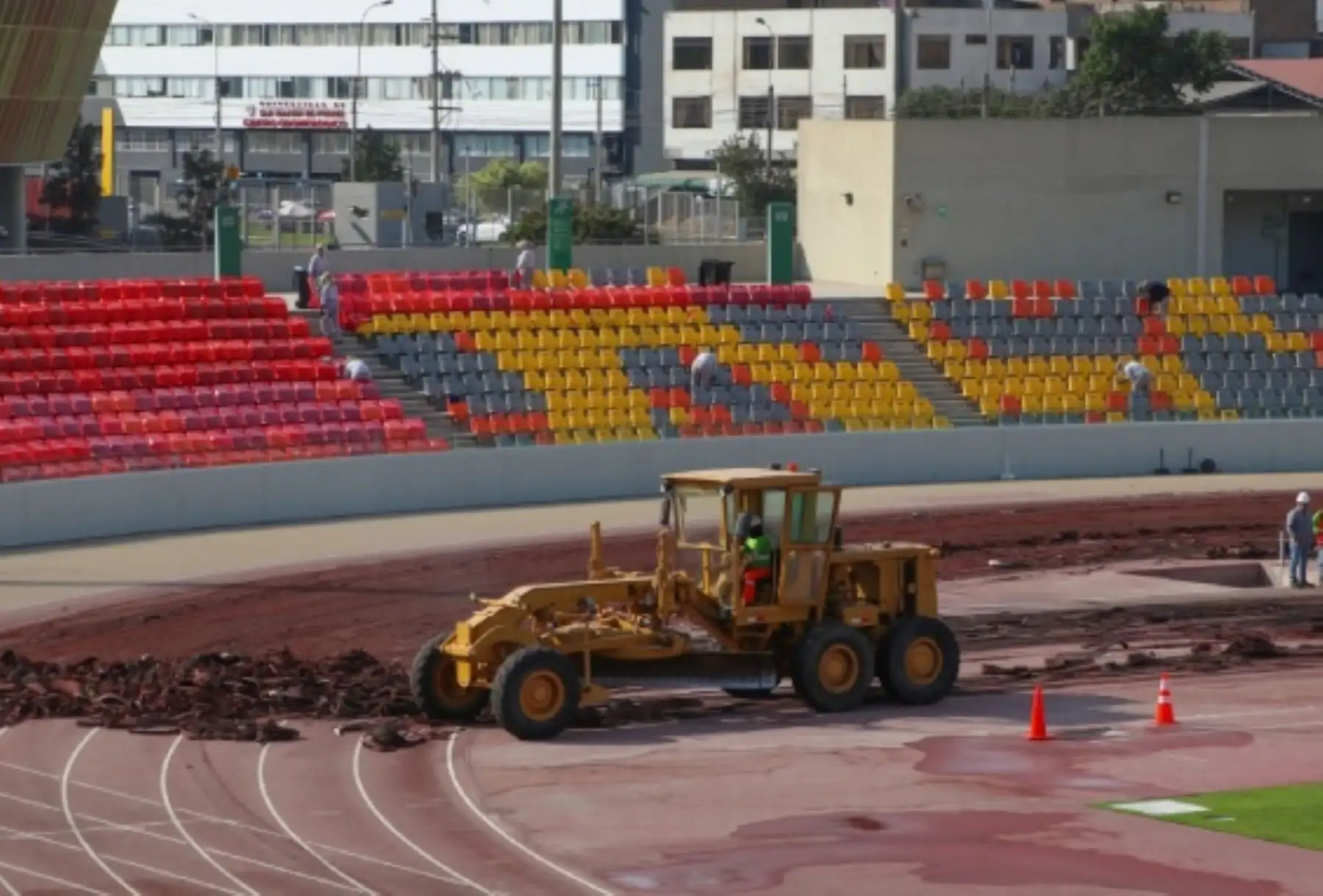 IPD avanza con la renovación de pista atlética de la Videna con miras a Lima 2027