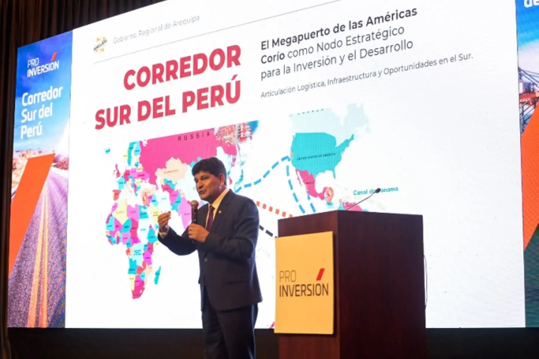 En roadshow internacional al menos 350 empresarios se interesaron en megapuerto Corío