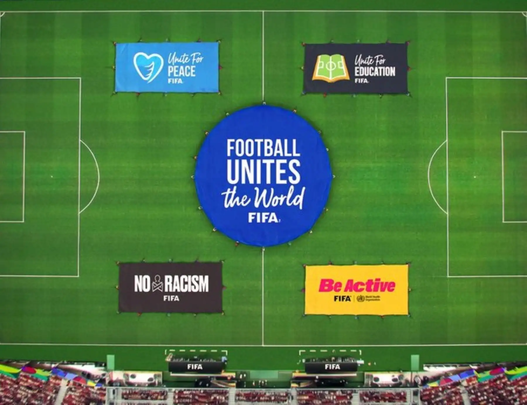 Mundial 2026: Futbolistas y árbitros lucirán el mensaje 