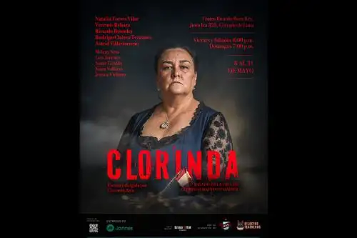 "Clorinda" es protagonizada por la actriz Natalia Torres Vilar en el teatro de la AAA, en el centro de Lima.