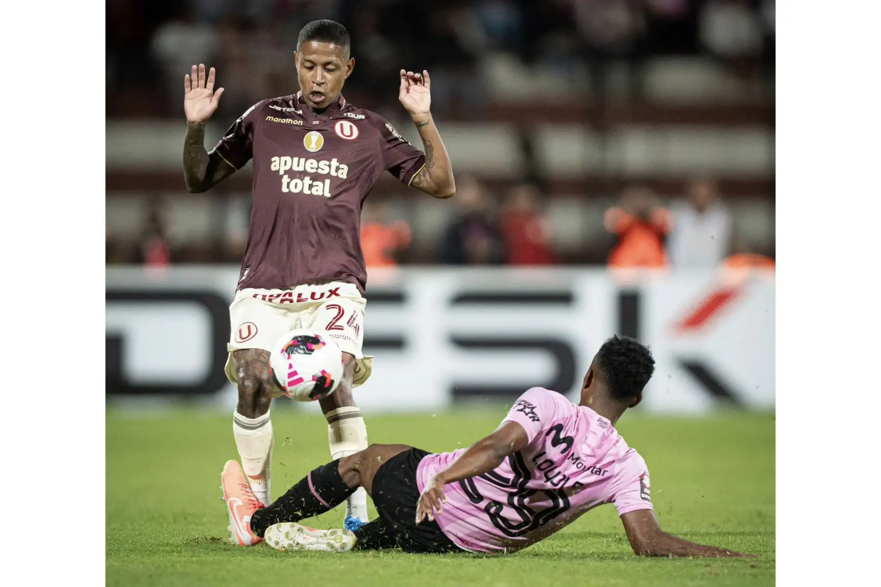 Sport Boys y Universitario de Deportes empataron sin goles en un partido jugado en el estadio Miguel Grau del Callao por el Torneo Apertura. Foto: Liga 1