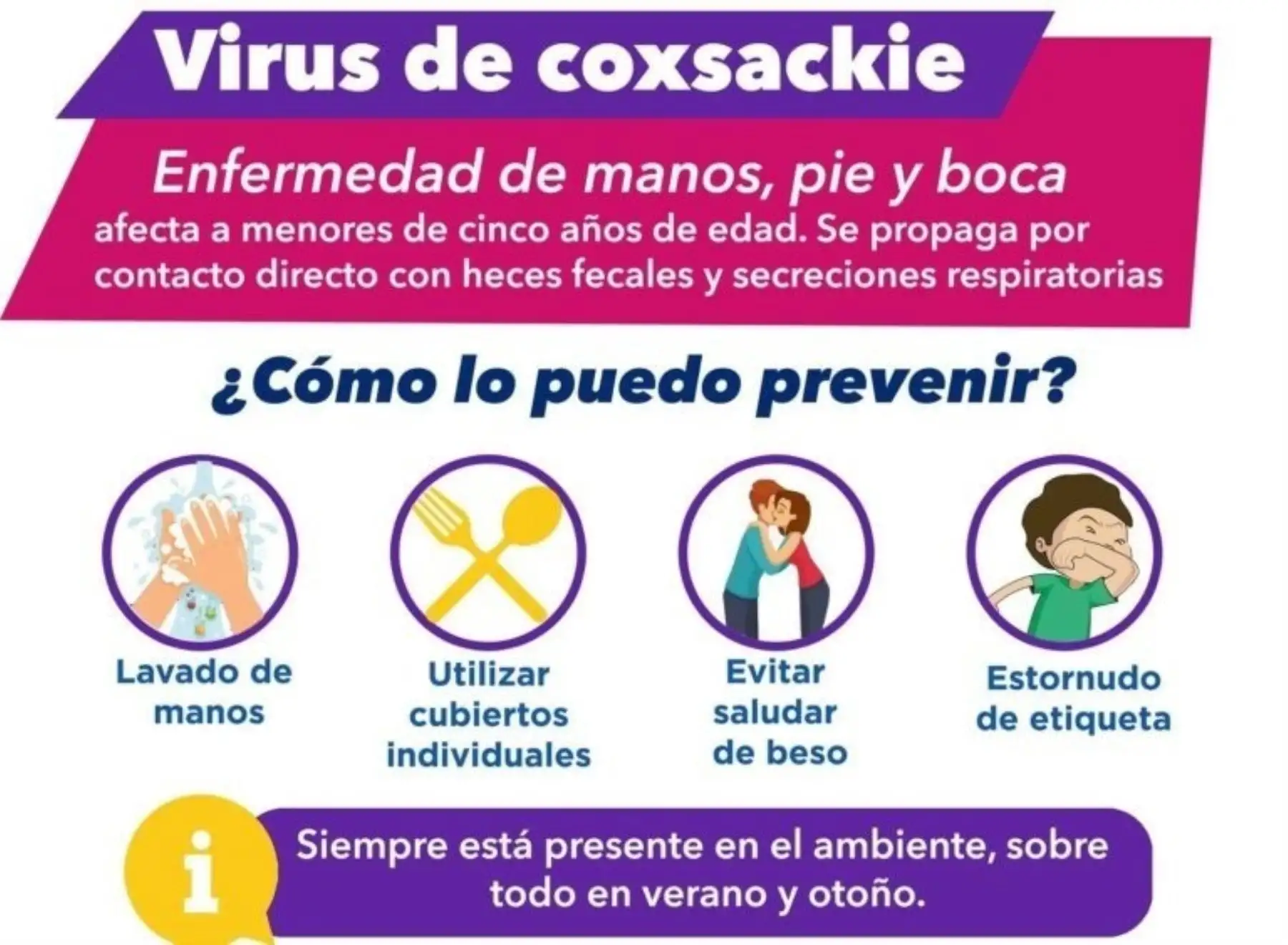 San Martín refuerza alerta sanitaria en colegios tras repunte de casos de virus Coxsackie