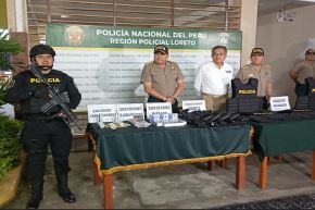 Loreto: PNP recibe 69 fusiles y 100 chalecos antibalas para reforzar lucha contra crimen