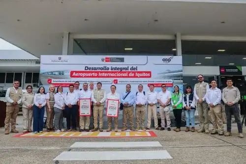 Presidente José María Balcázar Balcázar supervisa aeropuerto de Iquitos