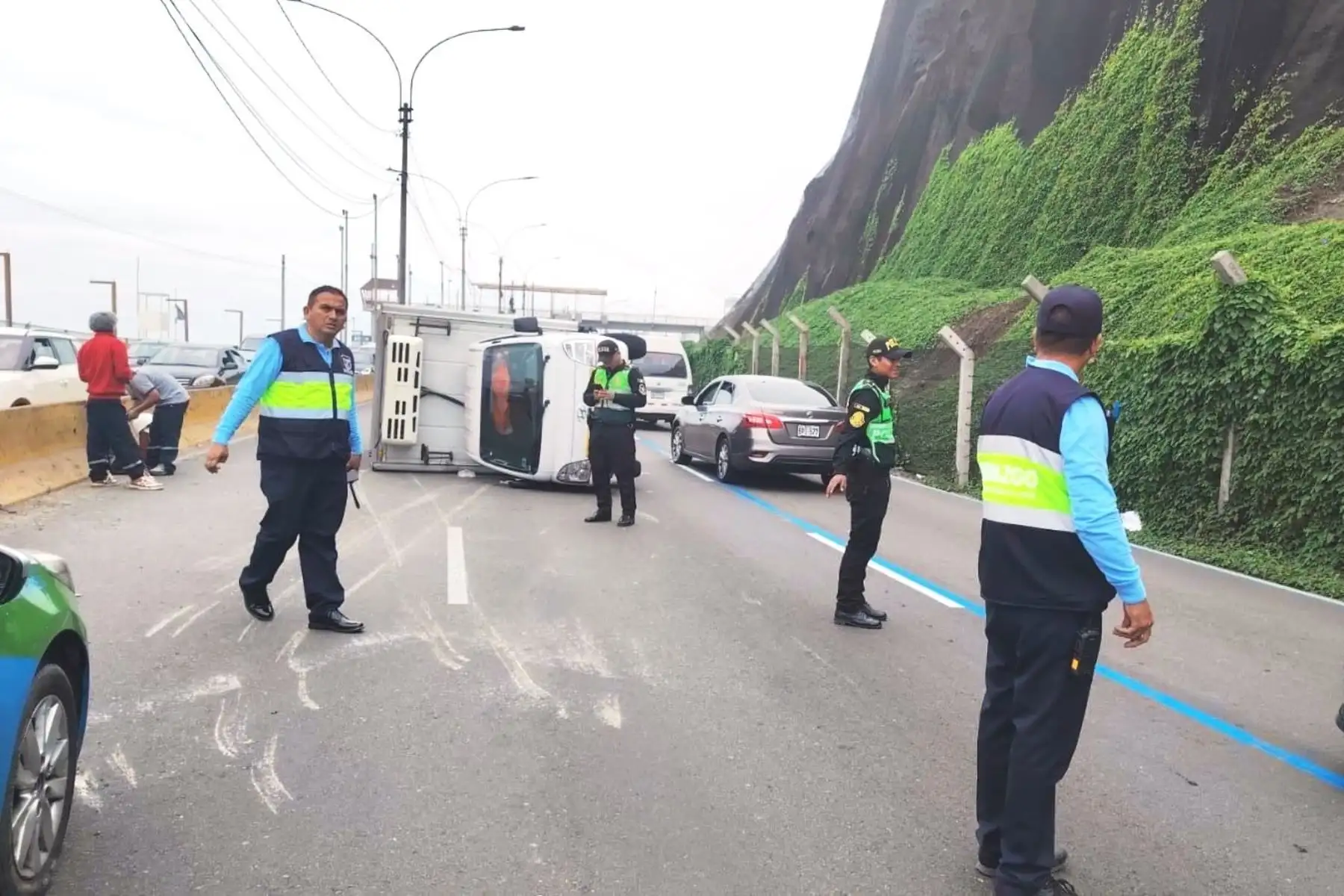 Costa Verde: accidente de tránsito genera cierre de la vía en Miraflores