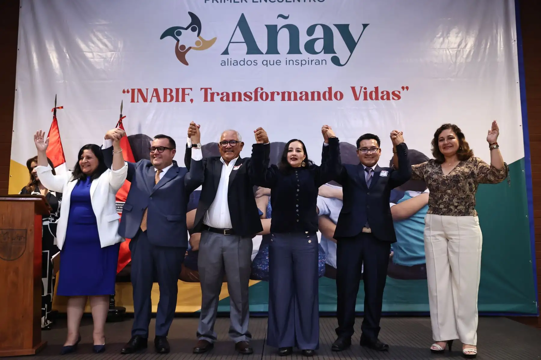 Representantes de organizaciones sociales, universidades, instituciones públicas y empresas privadas participaron en el Primer Encuentro “Añay: Aliados que Inspiran”, desarrollado en el Parque Ecológico Voces por el Clima, en Santiago de Surco. Foto: ANDINA/Juan Carlos Guzmán Negrini.