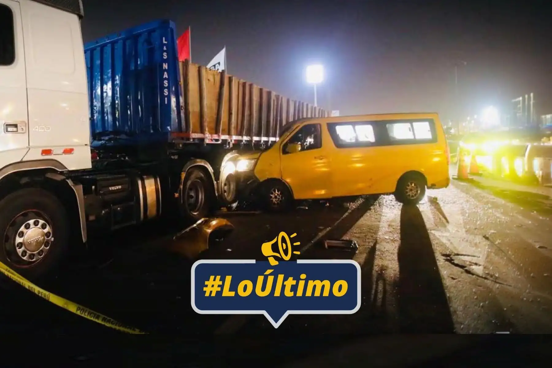 Piden 9 meses de prisión preventiva para conductor de miniván que chocó contra camión